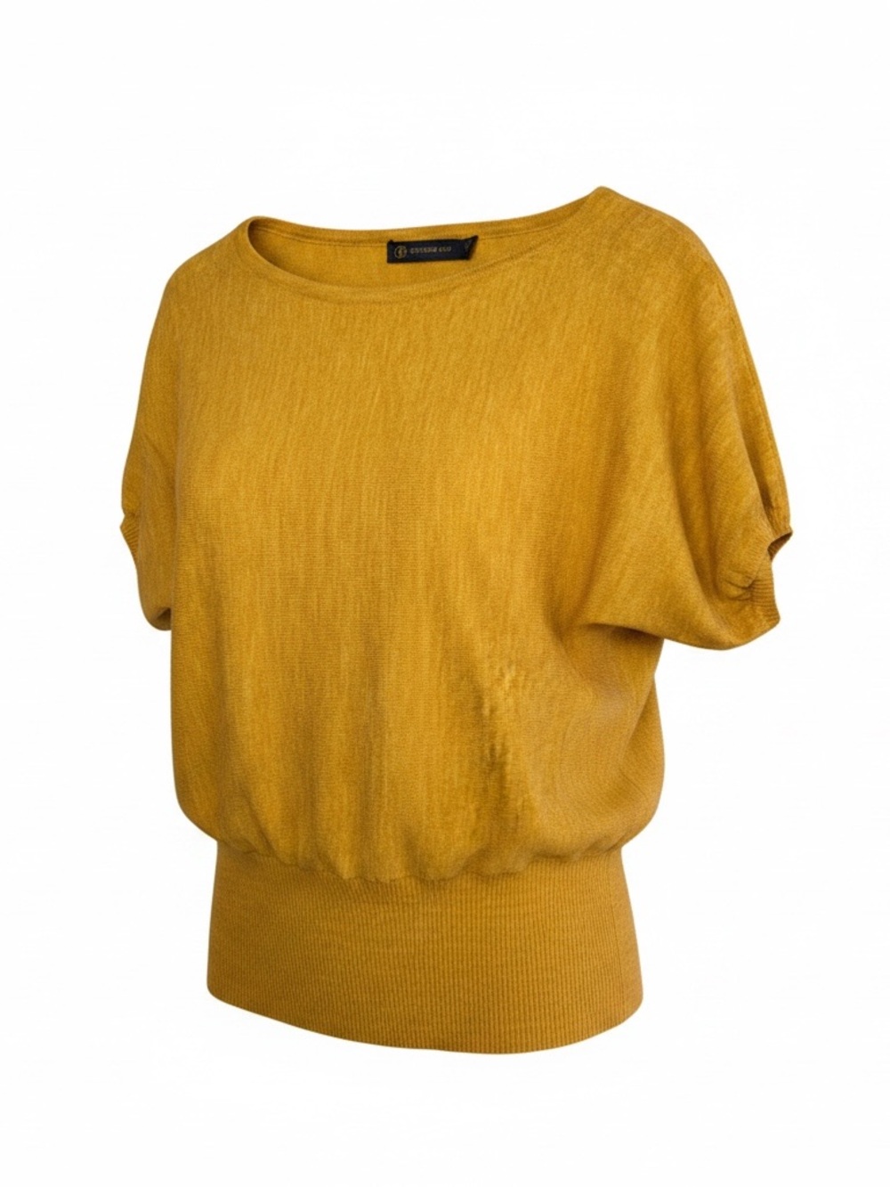 Outback Red Women's Mustard Short-Sleeve Boatneck Pullover - Size Small